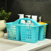 Portable Plastic Shower Caddy with Handle — Divided Storage Basket 30×20×13cm