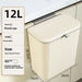 8L / 12L Kitchen Compost Bin with Lid – Countertop or Under-Sink Hanging Bin