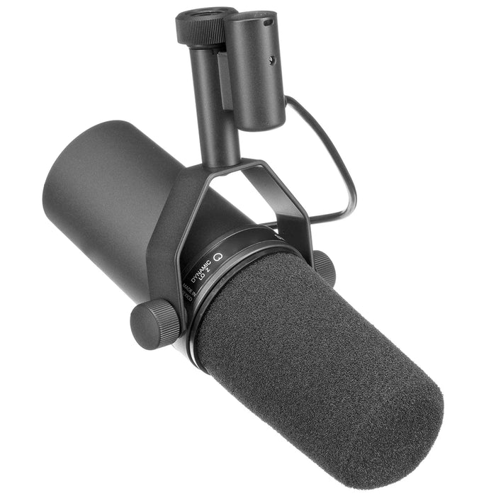 SM7B Cardioid Dynamic Microphone — Selectable Frequency Response for Studio & Podcasting