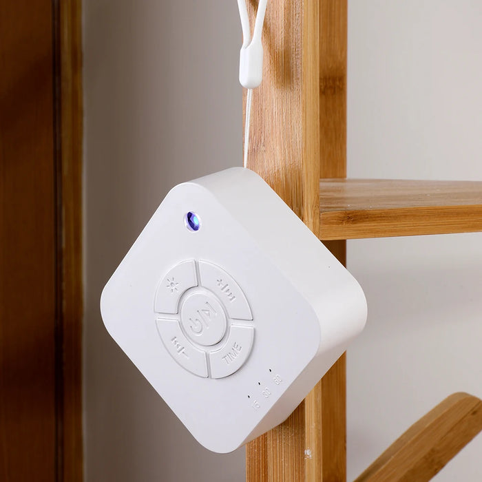 Portable Baby White Noise Machine – 10 Relaxing Sounds, USB Rechargeable, Auto-Off Timer