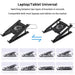 Foldable Laptop Cooling Stand with Single Fan - Portable Elevated Notebook Holder