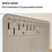 4-in-1 HiFi Bluetooth Speaker — White Noise, Humidifier, Night Light, 8 Nature Sounds (White)