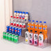 Acrylic Stepped Can Organiser – Transparent 2/3/4-Tier Fridge Rack