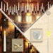 10/12 LED Floating Flameless Candles with Magic Wand Remote