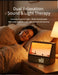 Sunrise Wake‑Up Light with White Noise, Bluetooth Night Lamp (Wood Grain)
