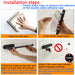 Stainless Steel Paper Towel Holder – Adhesive or Screw-Fix Wall & Cabinet Mount