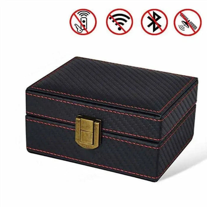 Anti-Theft Faraday Box — RFID Signal-Blocking Key & Phone Protector