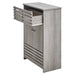 Modern Wooden Freestanding Bathroom Cabinet - Grey Oak, 60 x 30 x 85cm