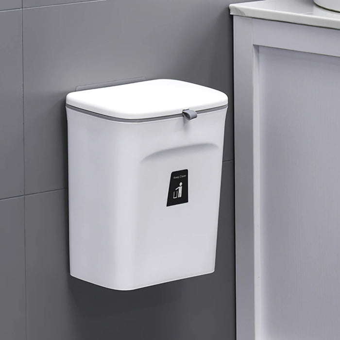 Kitchen Compost Bin — 9L Hanging Bin with Odour-Sealing Lid