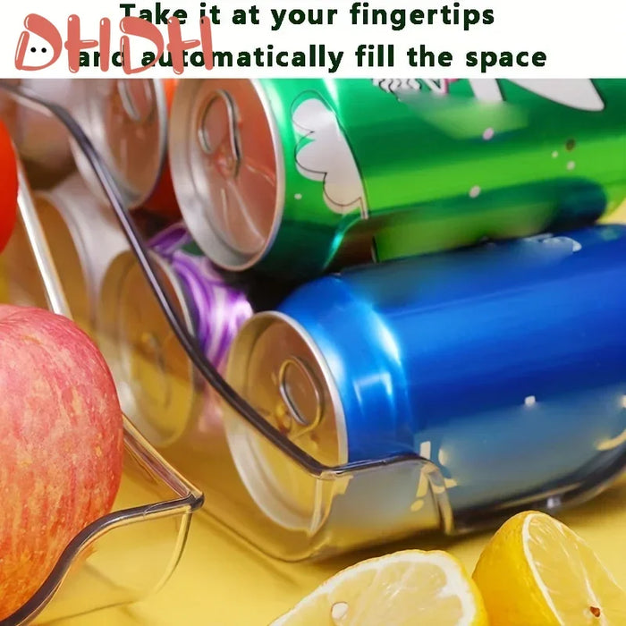 Fridge Storage Boxes – Stackable Plastic Organisers for Cans & Pantry