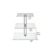 Acrylic 3/4-Tier Square Cake & Cupcake Stand with LED Lights