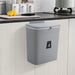 Kitchen Compost Bin — 9L Hanging Bin with Odour-Sealing Lid