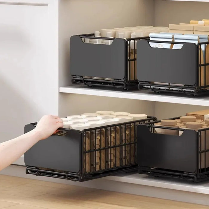 Pull-Out Cabinet Organiser – Slide Drawer Spice & Storage Rack