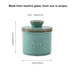 Ceramic Yellow Butter Dish with Lid — Kiln‑Turned Round Countertop Storage