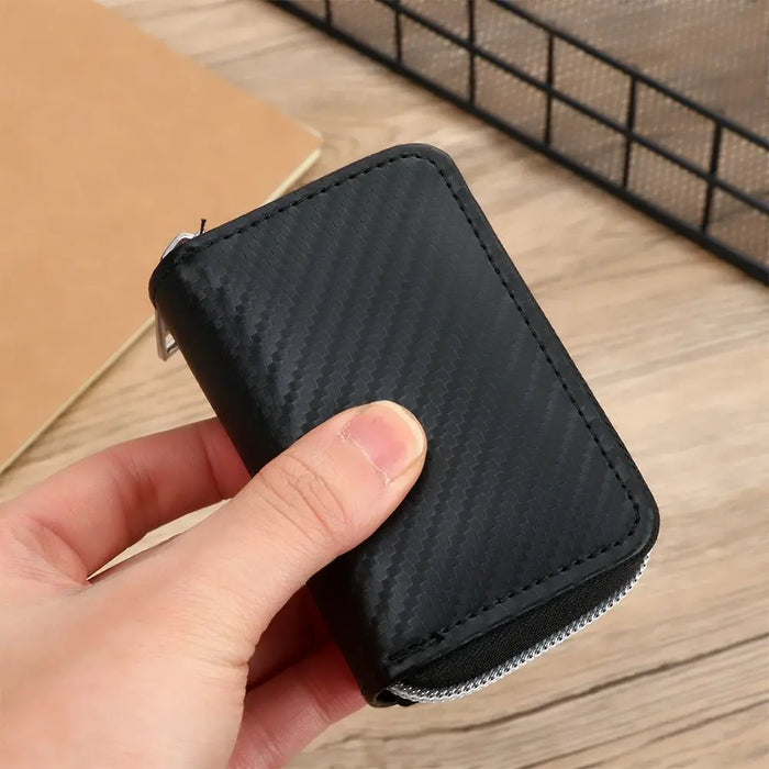 Portable RFID-Blocking Key Pouch — Zipped Faraday Case for Car Keys