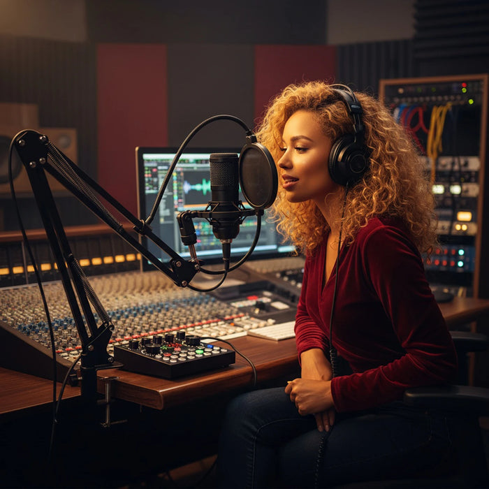 BM-800 Podcast Bundle with V8 Sound Card — Condenser Mic Kit for Podcasting, Streaming & Recording