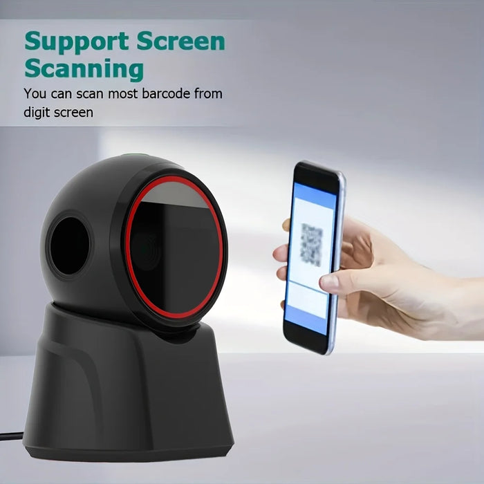 X11 Desktop 2D Omnidirectional Barcode Scanner (USB) – Hands‑free 1D/2D Reader