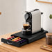 Coffee Pod Drawer & Machine Stand — Dust‑Proof Black (Holds 54 Pods)