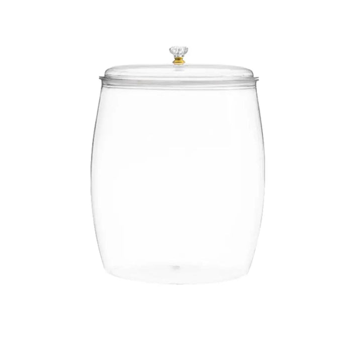 Multi‑functional Lidded Storage Jar — 2.2L to 18L Clear Acrylic