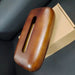 Walnut Wood Tissue Box Cover – Rectangular with Removable Lid, Minimalist Home Décor
