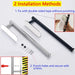 Stainless Steel Paper Towel Holder – Adhesive or Screw-Fix Wall & Cabinet Mount