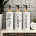 3-Pack Refillable Hand Pump Soap Dispensers – 500ml, Bamboo & Plastic