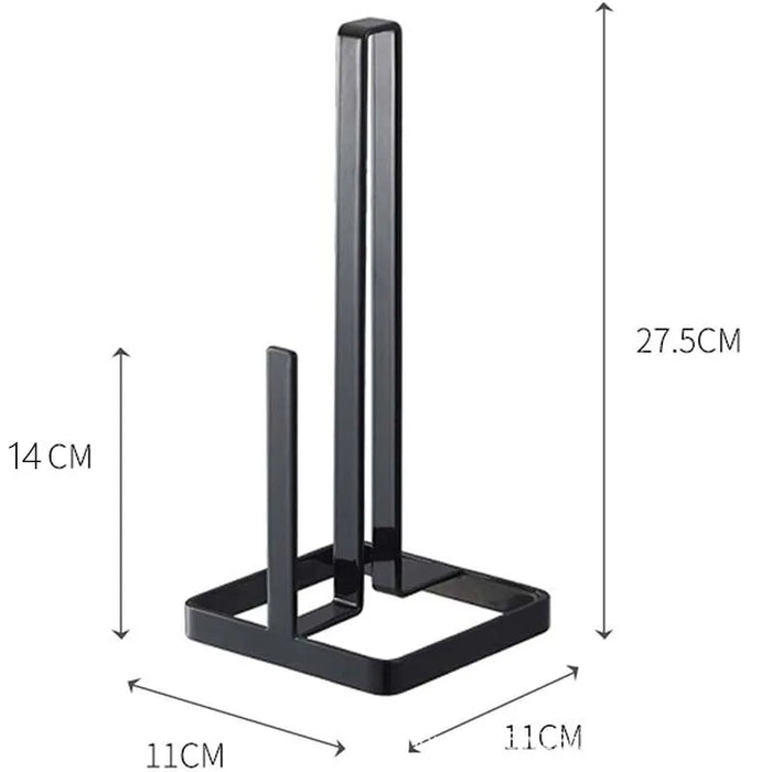 Portable Metal Paper Towel & Napkin Holder for Kitchen & Bathroom — Modern Minimalist