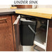 Countertop Compost Bin with Lid – Hanging or Freestanding Kitchen & Bathroom Bin (3L/5L)