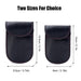 Signal-Blocking Car Key Pouch – RFID Faraday Bag, Two Pockets