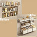 Space-Saving Pull-Out Kitchen Organiser — Plate, Bowl & Spice Rack