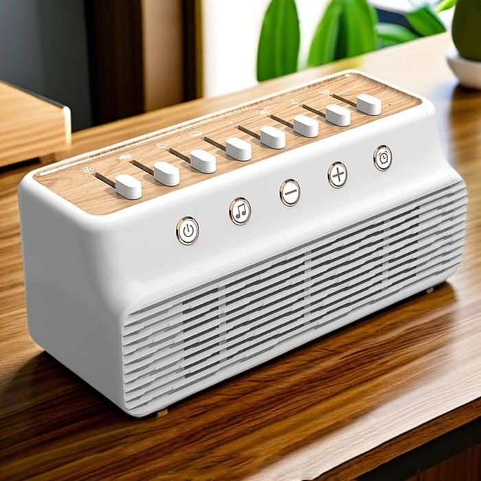 Baby White Noise Machine — 8 Natural Sounds, Bluetooth Speaker, 1200mAh