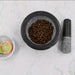 Polished Granite Mortar and Pestle for Herbs, Salsa & Avocado (3.74 x 1.97in)
