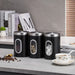 3‑Pack Stainless Steel Food Storage Jars with Viewing Window — Kitchen Sealed Jars