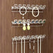 Necklace Storage Rack — 3/6/12/18pcs Wall-Mounted Anti-Tangle Jewellery Display with 8 Hooks