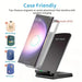 30W Fast Qi Wireless Charging Stand – Compatible with iPhone, Samsung, Xiaomi & Huawei