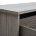 Modern Wooden Freestanding Bathroom Cabinet - Grey Oak, 60 x 30 x 85cm
