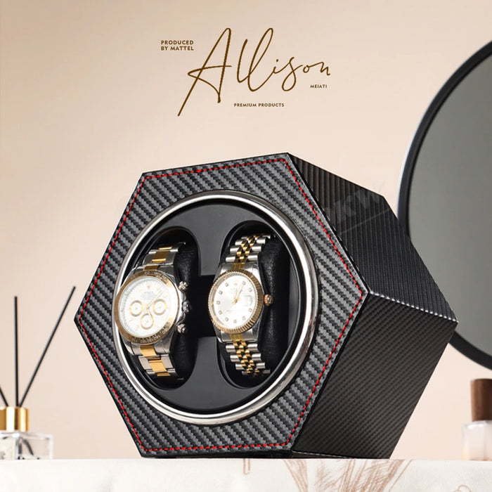 Type-C Mini Single Motor Watch Winder with Adjustable Rotation Modes
