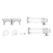 Wall‑Mounted Double Cereal & Candy Dispenser — Silver, 3L