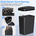 12L Touchless Sensor Bin — Slim Motion-Activated Lid for Bathroom, Kitchen & Office