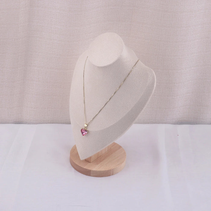 Velvet Necklace Display Bust — Pendant & Jewellery Mannequin Stand