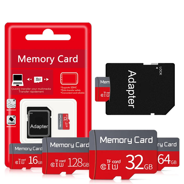 Class10 Memory Card High Speed Mini SD Card 8GB 16GB 32GB 64GB 128GB 256GB 512GB TF Flash Card