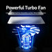 6-Fan Laptop Cooling Pad — 5-Level Adjustable Stand for 12–18-inch Laptops, Quiet USB Powered