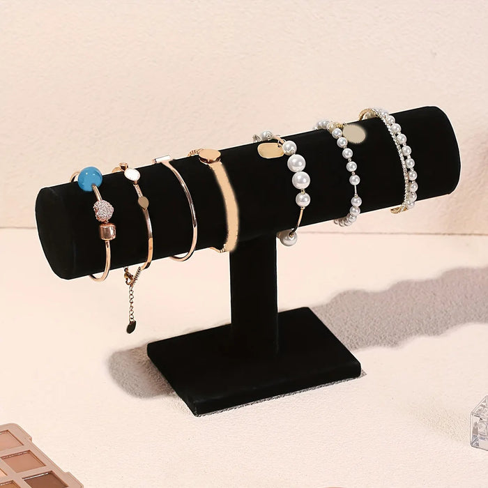 T-shaped Jewellery & Watch Display Stand - Vertical Desktop Bracelet Holder