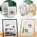 4- & 6-inch Metal Floating Photo Frame — Gold or Black with Transparent Acrylic Panels