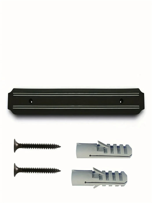 Magnetic Wall-Mounted Knife Holder — Storage Rack for Kitchen Utensils & Tools