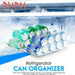 Fridge Storage Boxes – Stackable Plastic Organisers for Cans & Pantry