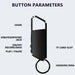 Mini Keyring Voice Recorder — Voice‑Activated, TF Card Up to 128GB