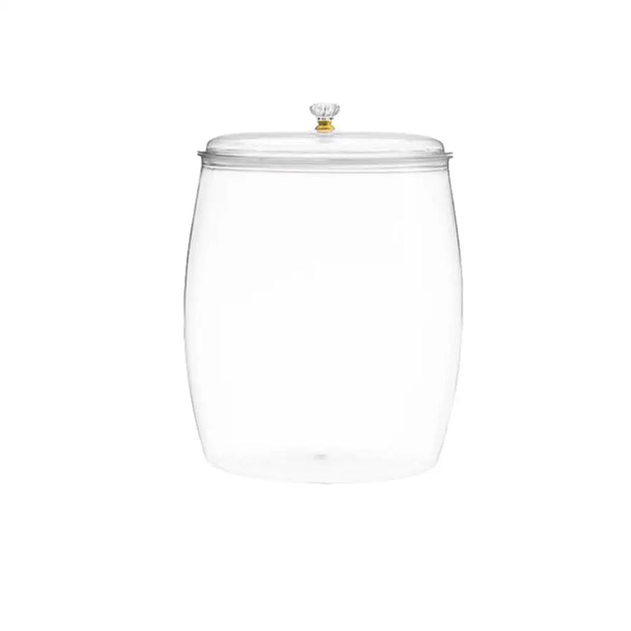 Multi‑functional Lidded Storage Jar — 2.2L to 18L Clear Acrylic