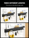 Wall-Mounted Key Organiser with Tray and Hooks – No-Drill or Drill Fixing