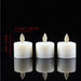 Rechargeable Moving Flame Tealight Candles - Remote & USB (1/2/3/4 pcs)